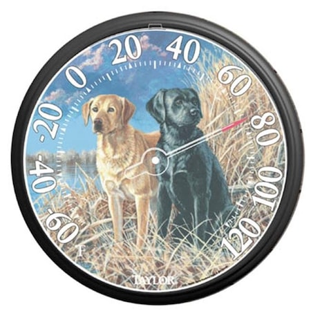 Taylor Taylor Precision Image Gallery Black & Yellow Labradors Thermometer 6703 7464274